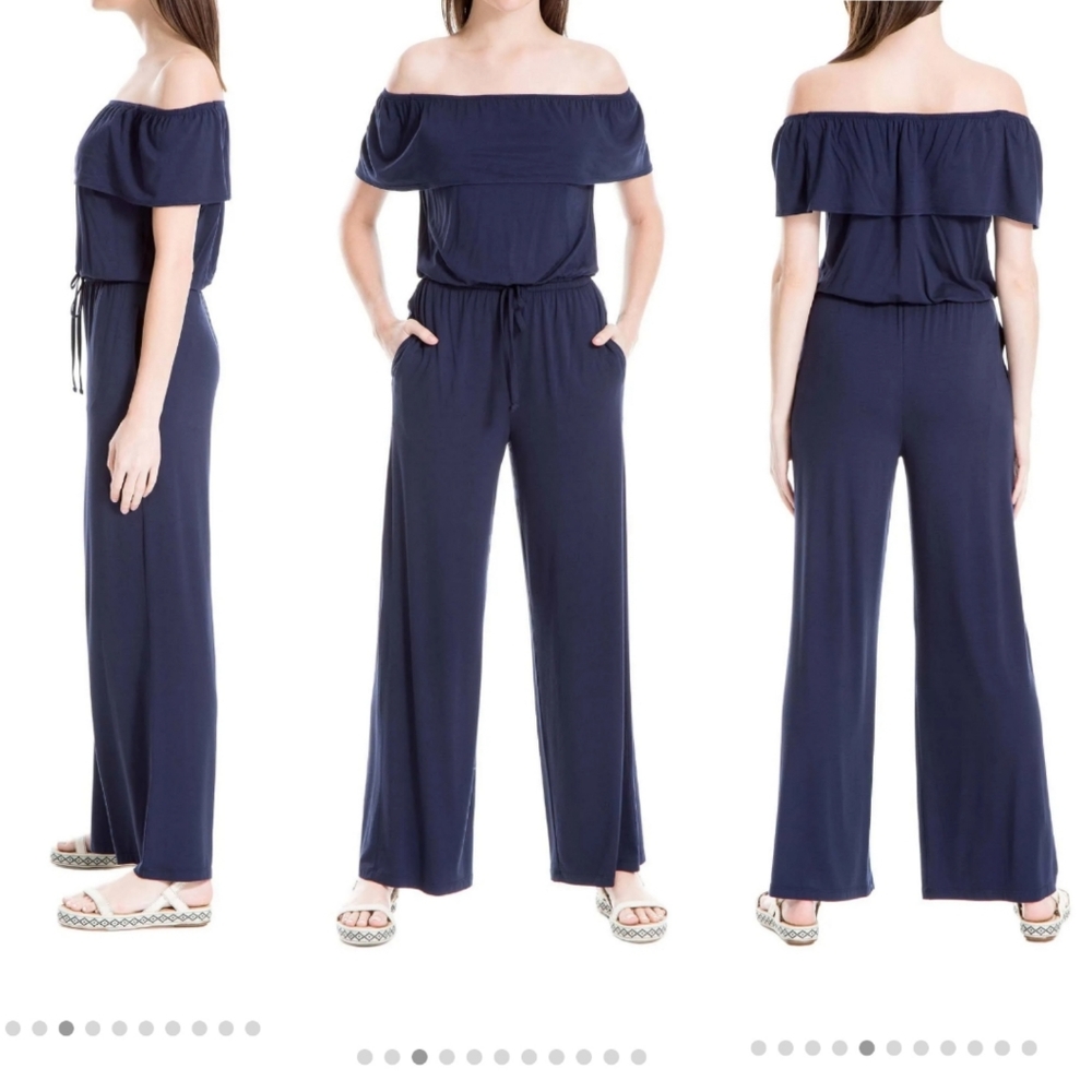 Max Studio Off the Shoulder Jumpsuit XL